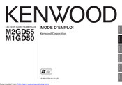 Kenwood M2GD55 Mode D'emploi
