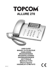 Topcom ALLURE 270 Manuel D'utilisateur