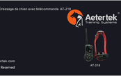 Aetertek AT-218 Mode D'emploi