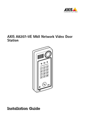 Axis A8207-VE Guide D'installation