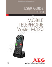 AEG Voxtel M320 Mode D'emploi