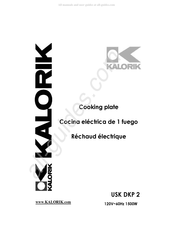 Kalorik USK DKP 2 Mode D'emploi
