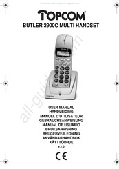 Topcom BUTLER 2900C Manuel D'utilisation