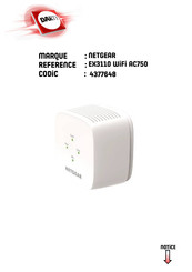 Netgear EX3110 Démarrage Rapide