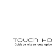 HTC TOUCH HD Guide De Mise En Route Rapide