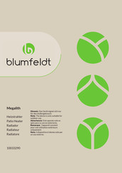Blumfeldt Megalith Mode D'emploi