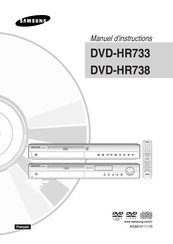 Samsung DVD-HR738 Manuel D'instructions