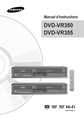 Samsung DVD-VR350 Manuel D'instructions