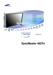 Samsung SyncMaster 403Tn Mode D'emploi