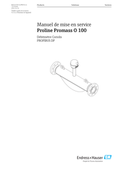 Endress+Hauser Proline Promass O 100 Manuel De Mise En Service