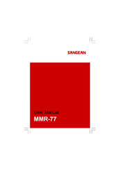 Sangean MMR-77 Manuel De L'utilisateur