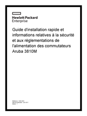 HP Aruba 3810M Guide D'installation Rapide