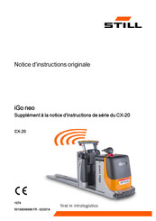 Still iGo neo CX-20 Notice D'instructions Originale