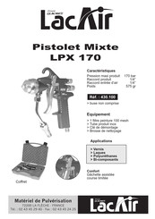 Lacme LacAir LPX 170 Mode D'emploi