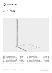 Duscholux Air Plus Instructions De Montage