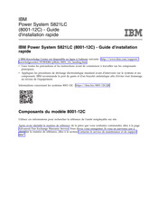 IBM 8001-12C Guide D'installation Rapide