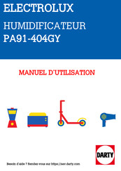 Electrolux PA91-404GY Mode D'emploi