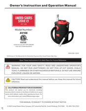 United States Stove Company AV15E Manuel D'instructions