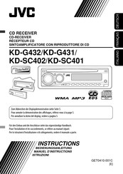 JVC KD-G431 Manuel D'instructions