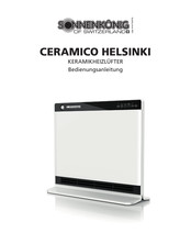 Sonnenkonig CERAMICO HELSINKI Manuel De L'utilisateur