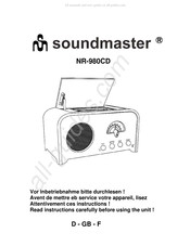 SOUNDMASTER NR-980CD Manuel D'instructions