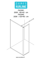 Aurlane FAC662 Instructions De Montage