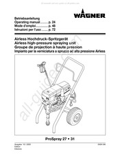 WAGNER ProSpray 27 Mode D'emploi