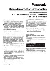 Panasonic KX-MB2200 Série Mode D'emploi