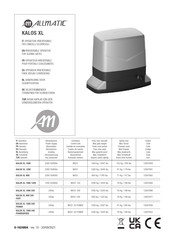 Allmatic KALOS XL 600 24V FAST Livret D'instructions