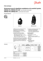 Danfoss AMV 610 Fiche Technique