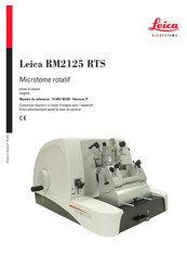 Leica BIOSYSTEMS RM2125 RTS Mode D'emploi