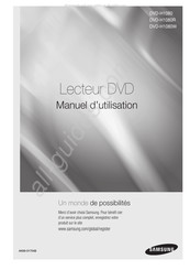 Samsung DVD-H1080R Manuel D'utilisation