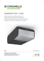 Comunello Automation RAMPART 1000 Instructions D'utilisation Et D'installation