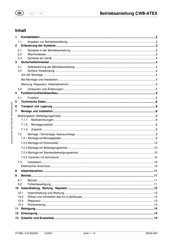 Pfannenberg CWB-ATEX Série Instructions De Service