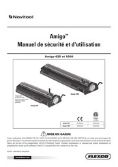 Novitool Amigo 1000 Manuel De Sécurité Et D'utilisation