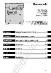 Panasonic CF-WEB182 Série Instructions D'utilisation