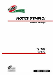BEAL T21680 Notice D'emploi