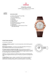 Omega CONSTELLATION Mode D'emploi