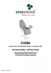 ECOPOSTURAL C4366 Instructions