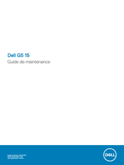 Dell G5 15 5587 Guide De Maintenance