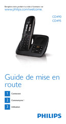 Philips CD495 Guide De Mise En Route
