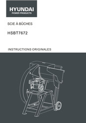 Hyundai HSBT7672 Instructions Originales