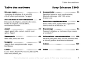 Sony Ericsson Z800i Mode D'emploi