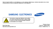 Samsung M3510 Mode D'emploi
