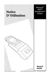 Monarch PAXAR HandiPrint 6017 Notice D'utilisation