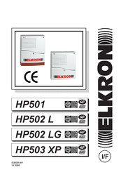 Elkron HP502 L Mode D'emploi
