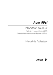 Acer 99sl Manuel De L'utilisateur