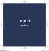 Denon AH-GC30 Mode D'emploi