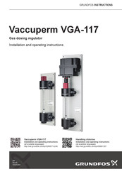 Grundfos Vaccuperm VGA-117 Instructions D'installation Et D'utilisation