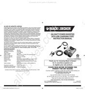 Black & Decker PI500BBCA Mode D'emploi